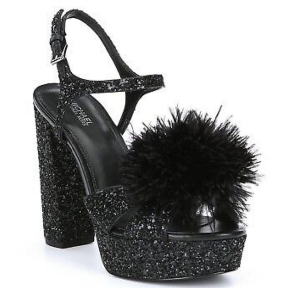 MICHAEL KORS PLATFORM HEELS SZ 6.5 - Picture 14 of 16